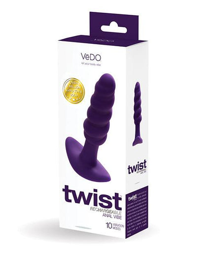 Vedo Twist Rechargeable Anal Plug - SEXYEONE