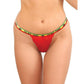 Vibes Trippy 3 Pack Thongs Assorted Colors O-s - SEXYEONE
