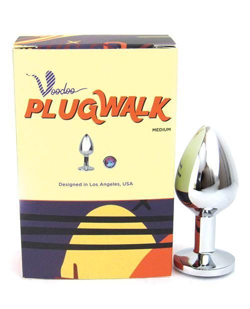 product image, Voodoo Walk Medium Metal Plug - Silver - SEXYEONE