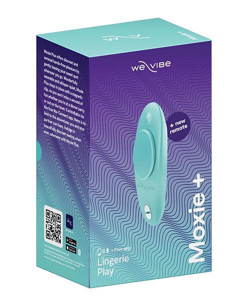 product image, We-vibe Moxie+ Panty Vibe - Aqua - SEXYEONE