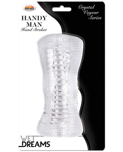 product image, Wet Dreams Handy Man Stroker - Clear - SEXYEONE