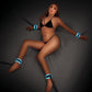 Whip Smart Glow In The Dark Bed Restraints W/adjustable - SEXYEONE