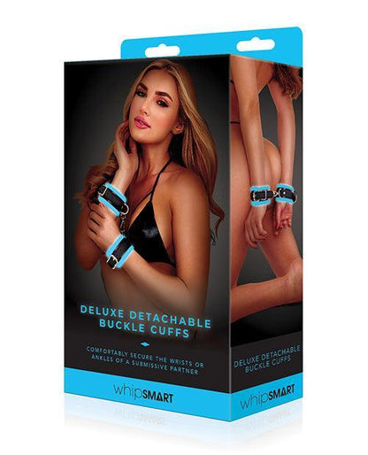 Whip Smart Glow In The Dark Deluxe Detachable Buckle Cuffs - SEXYEONE