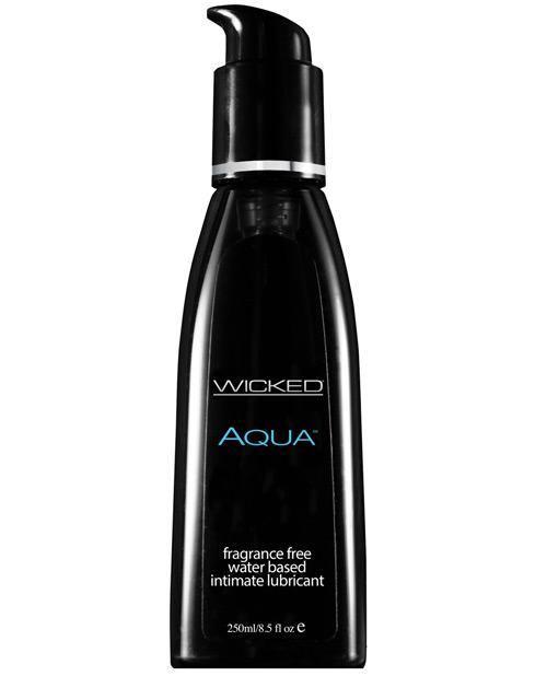 product image, Wicked Sensual Care Aqua Water Based Lubricant - 8.5 Oz Fragrance Free - SEXYEONE