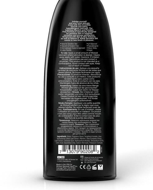 image of product,Wicked Sensual Care Hypoallergenic Aqua Sensitive Lubricant - 8 Oz - SEXYEONE