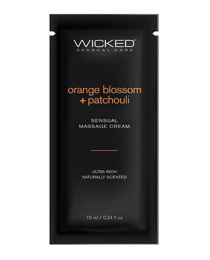 Wicked Sensual Care Orange Blossom & Patchouli Massage Cream - SEXYEONE