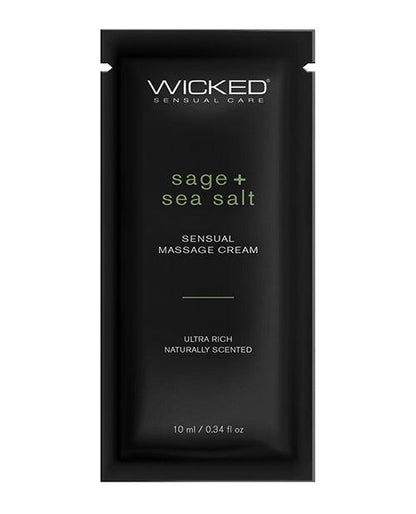 Wicked Sensual Care Sage & Sea Salt Massage Cream - SEXYEONE