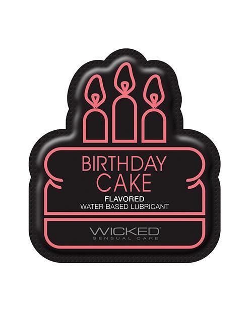 Wicked Sensual Care Water Based Lubricant - .1 Oz Birthday Cake - SEXYEONE