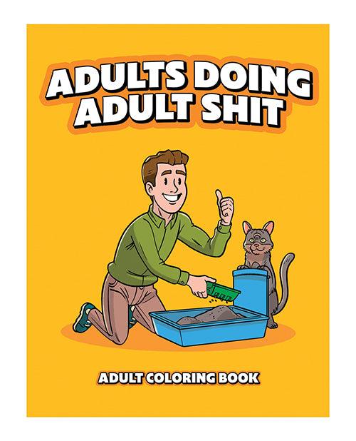 product image, Wood Rocket Adults Doing Adult Shit Coloring Book - SEXYEONE