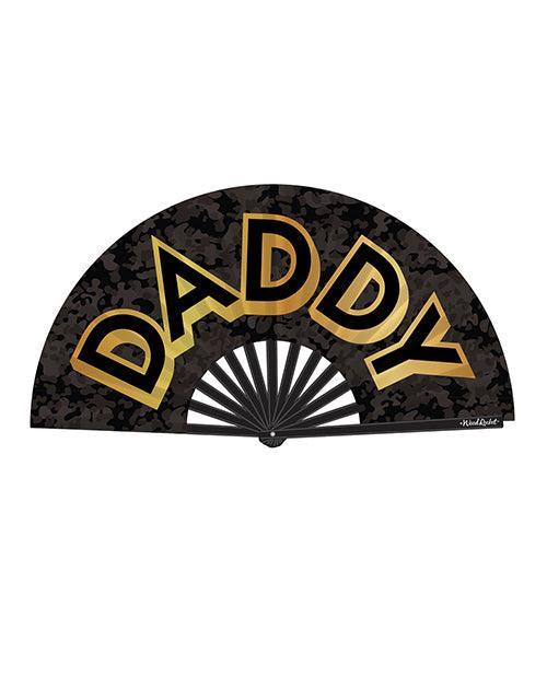 product image, Wood Rocket Daddy Fan - Black/gold - SEXYEONE