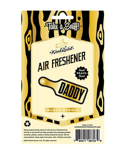 image of product,Wood Rocket Daddy Paddle Air Freshener - Peach - SEXYEONE