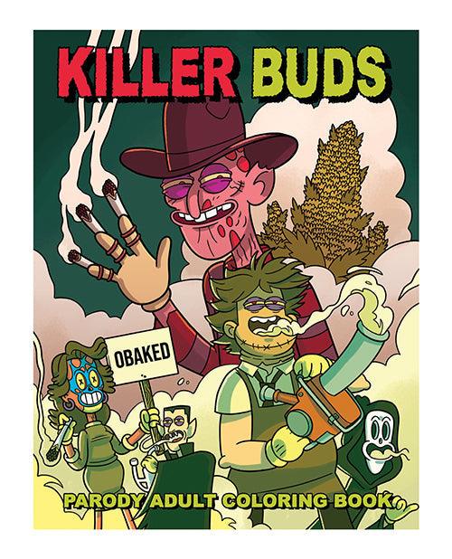 product image, Wood Rocket Killer Buds Adult Coloring Book - SEXYEONE
