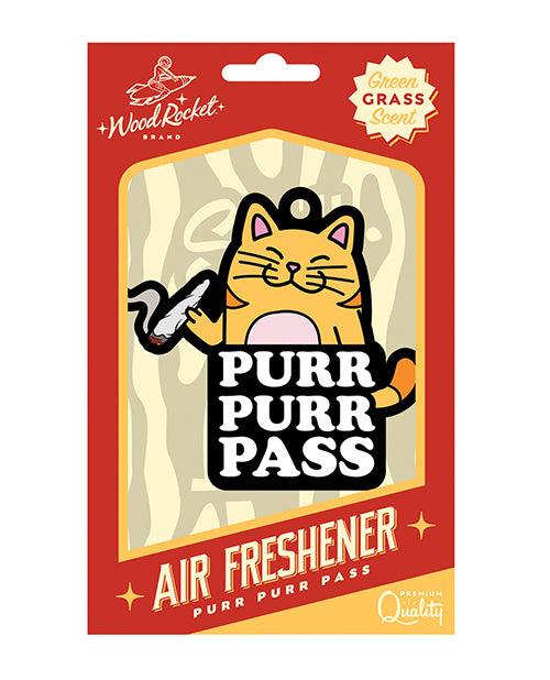 product image, Wood Rocket Purr Purr Pass Air Freshener - Green Grass - SEXYEONE