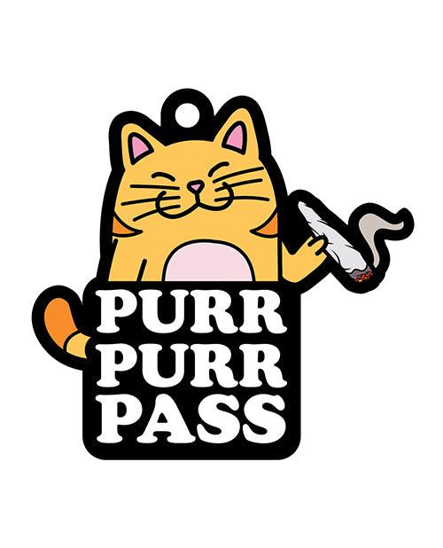 image of product,Wood Rocket Purr Purr Pass Air Freshener - Green Grass - SEXYEONE