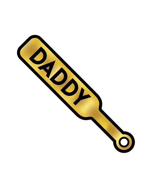 image of product,Wood Rocket Sex Toy Daddy Paddle Pin - Gold - SEXYEONE
