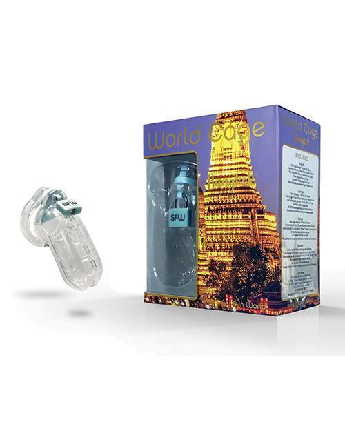 image of product,World Cage Bangkok Male Chastity Kit - Large 105 Mm X 40 Mm - SEXYEONE
