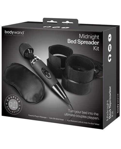product image, Xgen Bodywand Midnight Massage Bedroom Play Kit - 3 Pc Black - SEXYEONE