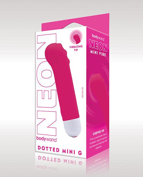 product image, Xgen Bodywand Neon Mini Dotted G Vibe - Neon - SEXYEONE