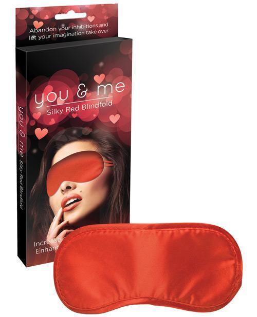 You & Me Silky Red Blindfold - SEXYEONE 