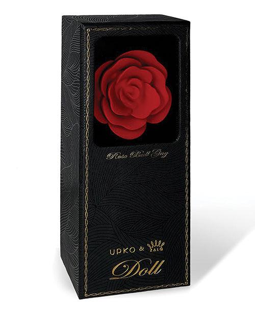 image of product,Zalo Rose Ball Gag - Red-black - SEXYEONE