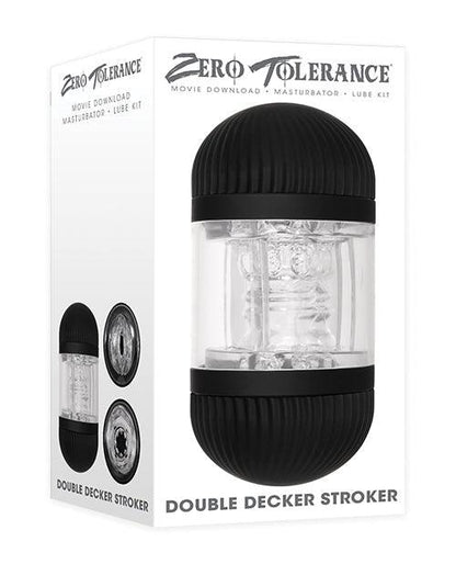 Zero Tolerance Double Decker Stroker - Black-clear - SEXYEONE