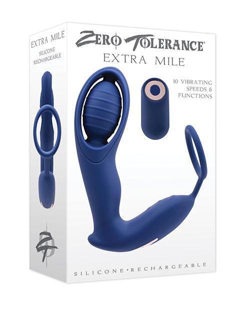 Zero Tolerance Extra Mile C Ring Vibrator - Blue - SEXYEONE