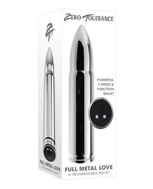product image, Zero Tolerance Full Metal Love Bullet - Chrome - SEXYEONE