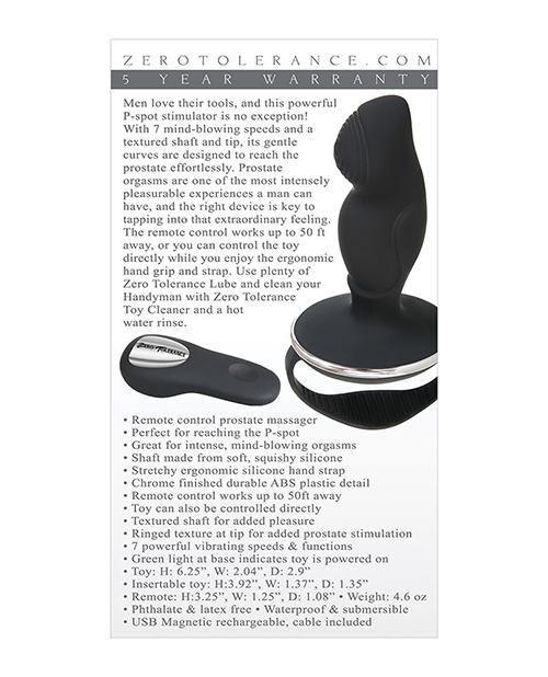 product image,Zero Tolerance Handyman - Black - SEXYEONE