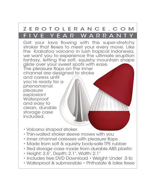 image of product,Zero Tolerance Krakatoa Stroker - White - SEXYEONE