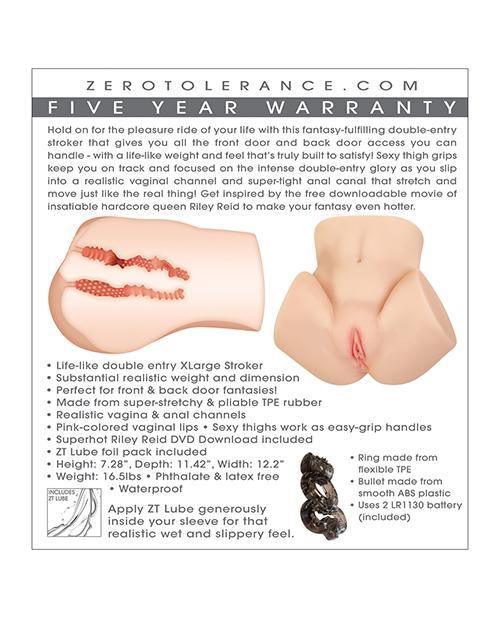 image of product,Zero Tolerance Riley Reid Body Stroker W-movie Download - SEXYEONE
