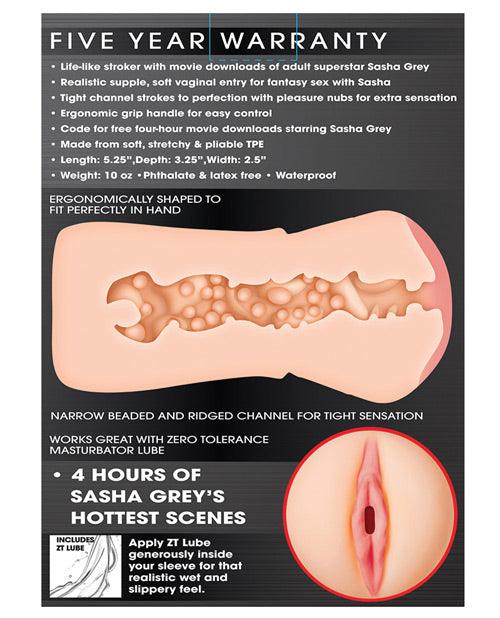 image of product,Zero Tolerance Sasha Grey Movie Download W-realistic Vagina Stroker - SEXYEONE