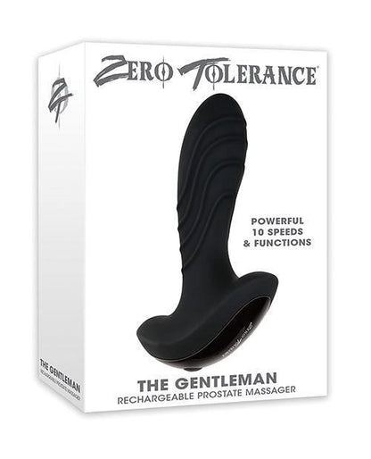 Zero Tolerance The Gentleman Rechargeable Prostate Massager - Black - SEXYEONE