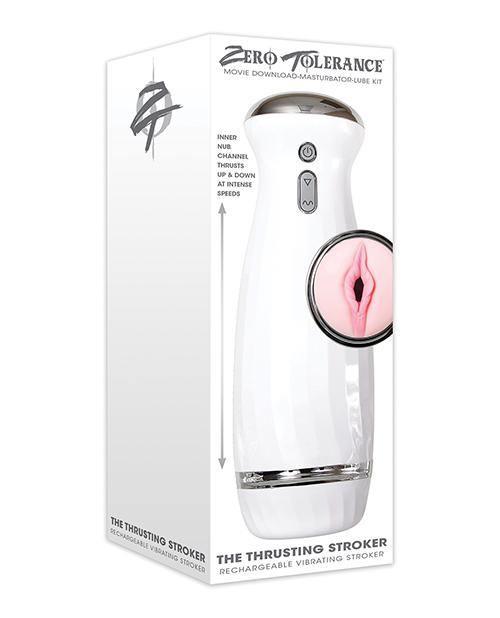 product image, Zero Tolerance The Thrusting Stroker Rechargeable - White - SEXYEONE