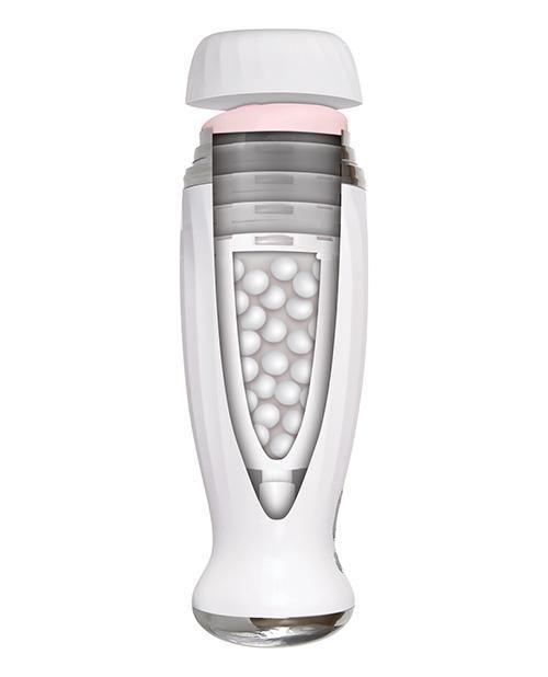 image of product,Zero Tolerance The Thrusting Stroker Rechargeable - White - SEXYEONE