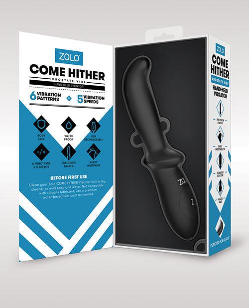 product image,Zolo Come Hither Prostate Vibe - Black - SEXYEONE