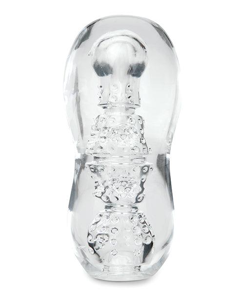 image of product,Zolo Gripz Dotted Stroker - Clear - SEXYEONE