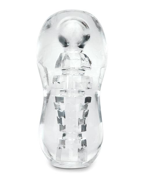image of product,Zolo Gripz Spinner Stroker - Clear - SEXYEONE