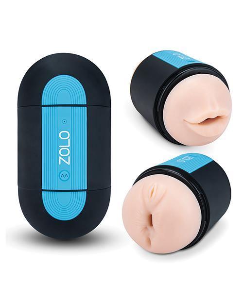Zolo Pleasure Pill Double Ended Vibrating Stimulator - Ivory - SEXYEONE